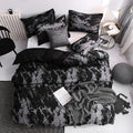 3-Piece Duvet Cover Set with 2 Pillowcases – 100% Polyester Printed Quilt Cover for Single/Double/Queen/King Beds