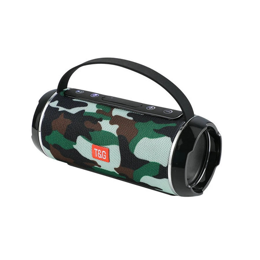 Portable Bluetooth Speaker 10W (5W x2) Bluetooth 5.3 FM Radio TF/USB/AUX Rechargeable Waterproof