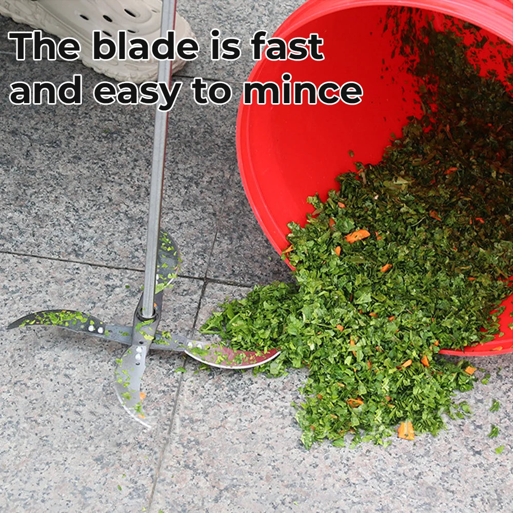 Fruit and Vegetable Crusher 4/6-Blade Drill Attachment Electric Chopper Blade for Poultry Feed and Grass