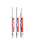 10-Pack 45mm Waterproof Permanent Marker Pens – Long-Head Quick-Dry for Woodworking & Construction, Deep-Hole Marking, Non-Toxic Black Red Blue