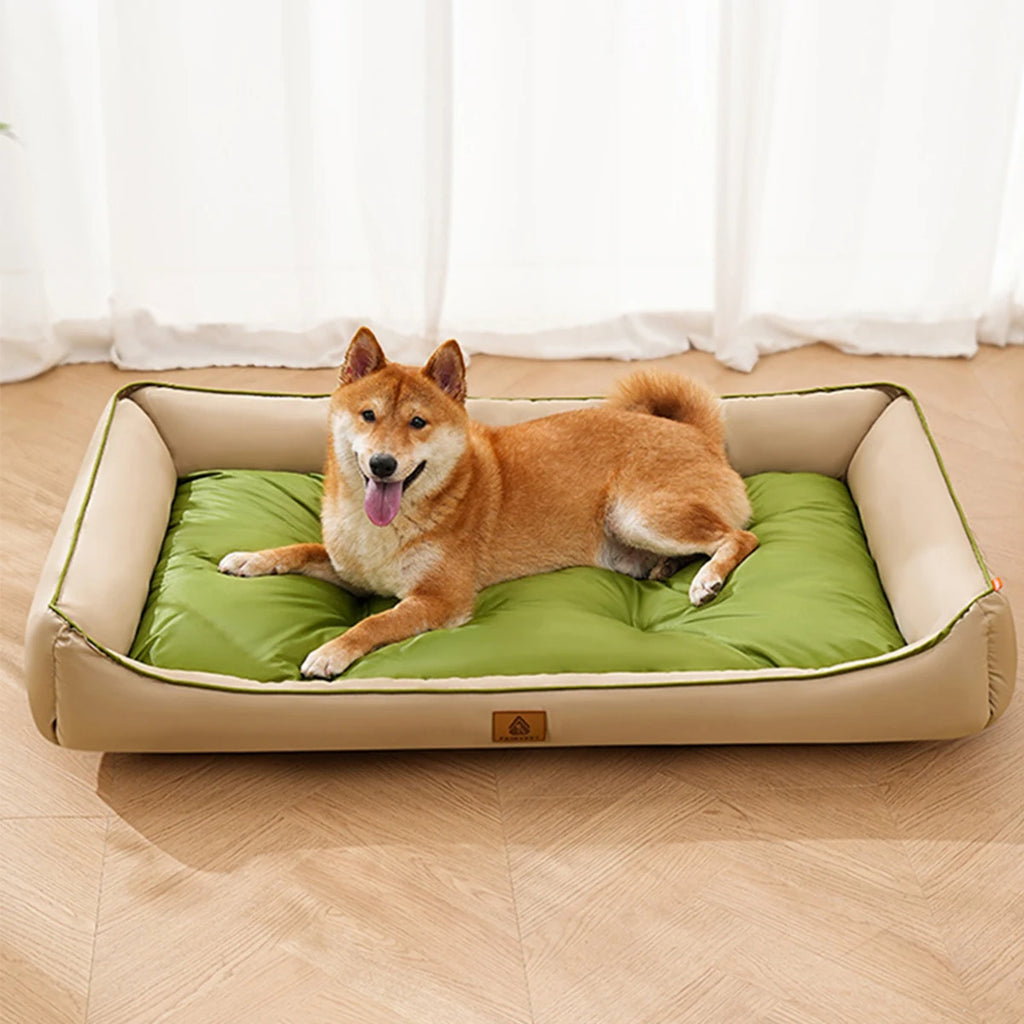 Large Waterproof Cooling Dog and Cat Bed Removable Washable Non-Slip All-Season Pet Mat