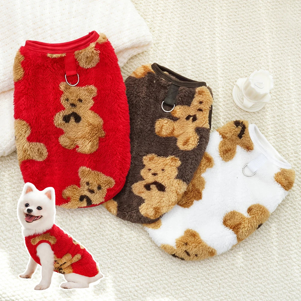 Warm Flannel Dog & Cat Winter Coat Jacket - Sizes M–7XL (2.5–35 kg / 5.5–77 lb)