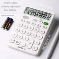 12-Digit Solar Calculator Large Key Portable Financial & Business Calculator for Students