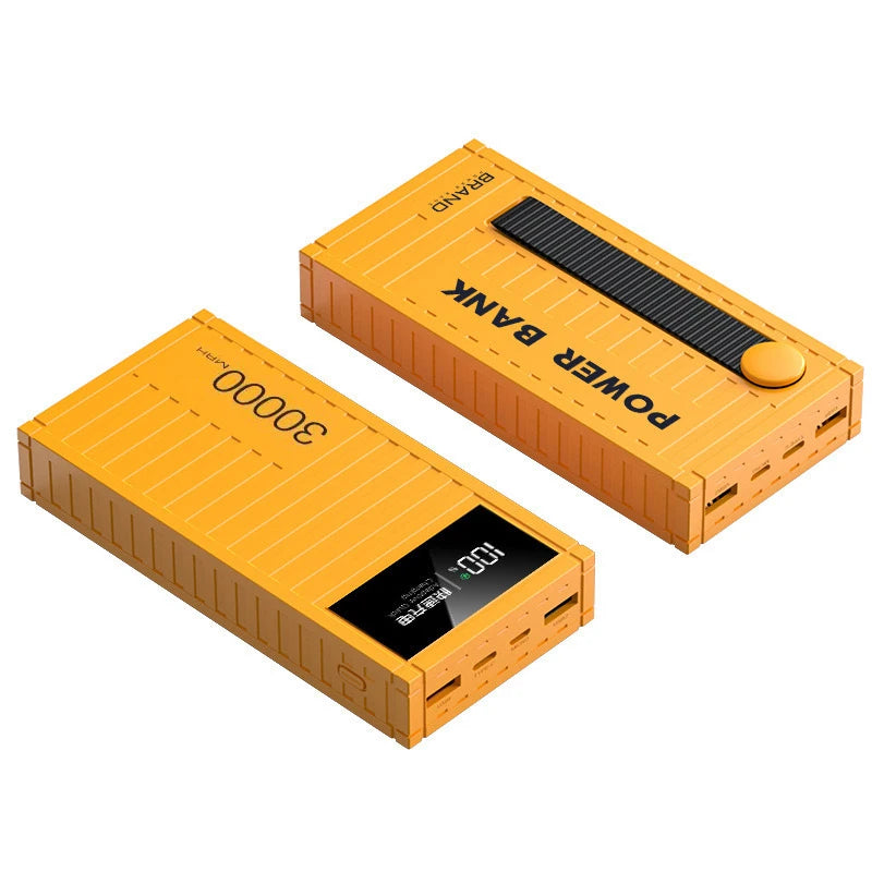 50000mAh 6-Port Power Bank 65W Fast Charge USB-C PD, 4x USB-A & Micro-USB, LED Display