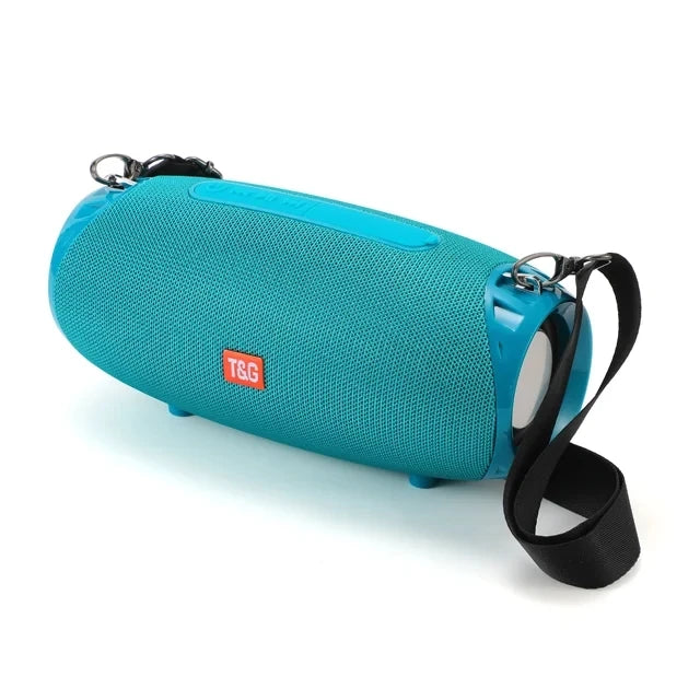 Portable Bluetooth Speaker 10W (5W x2) Bluetooth 5.3 FM Radio TF/USB/AUX Rechargeable Waterproof