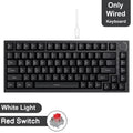 75% 82‑Key Hot‑Swappable Mechanical Gaming Keyboard — Tri‑Mode Wired/2.4GHz/Bluetooth, RGB, TFT Screen, Metal Volume Knob, USB Type‑C