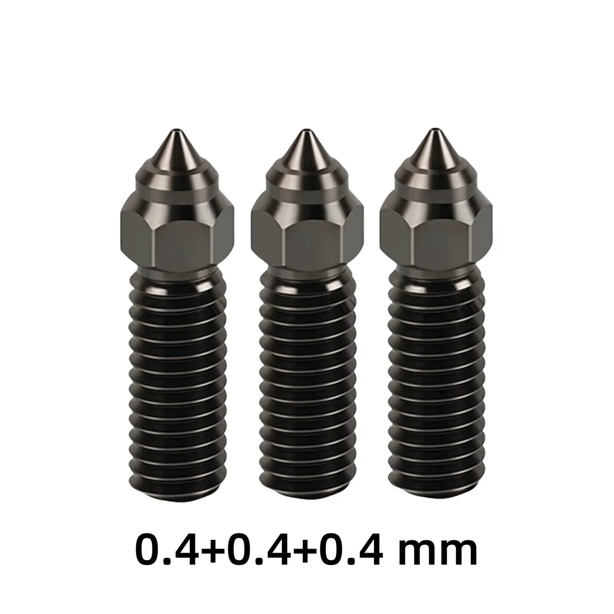 Hotend Nozzle Extruder Replacement Kit with Ceramic Heating Block 300°C (572°F) for 3D Printers