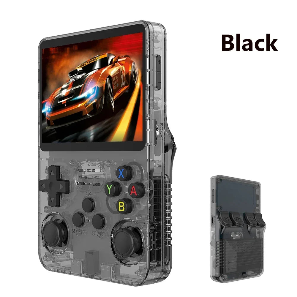 128GB/64GB Retro Handheld Game Console 3.5-inch (8.9 cm) IPS Screen Linux Portable Pocket Player 15,000+ Games Gift for Gamers