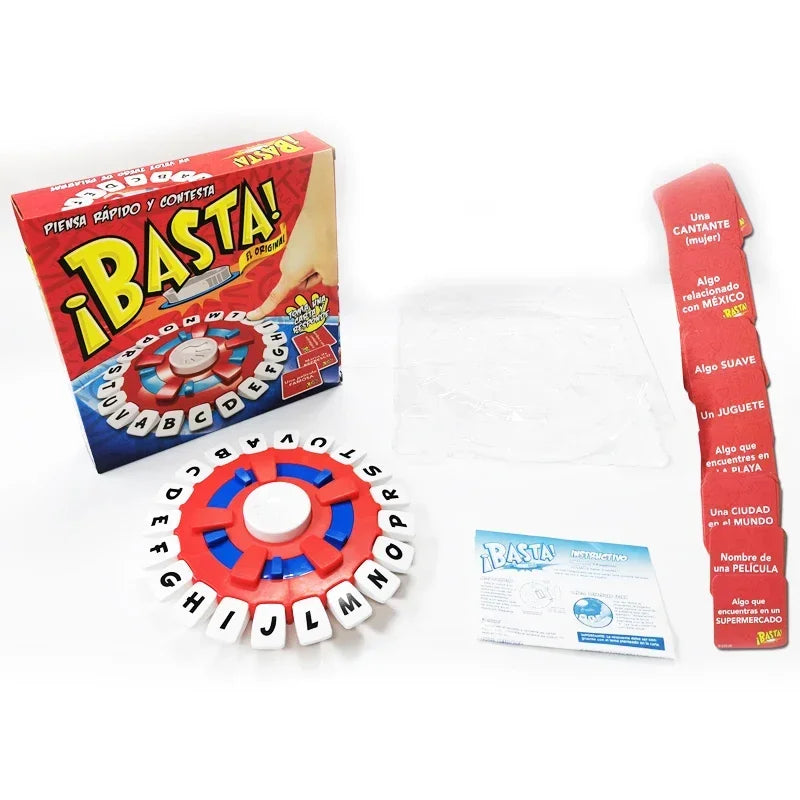 Spanish Word Game – Fast-Paced Letter-Press Party Game for Family & Kids