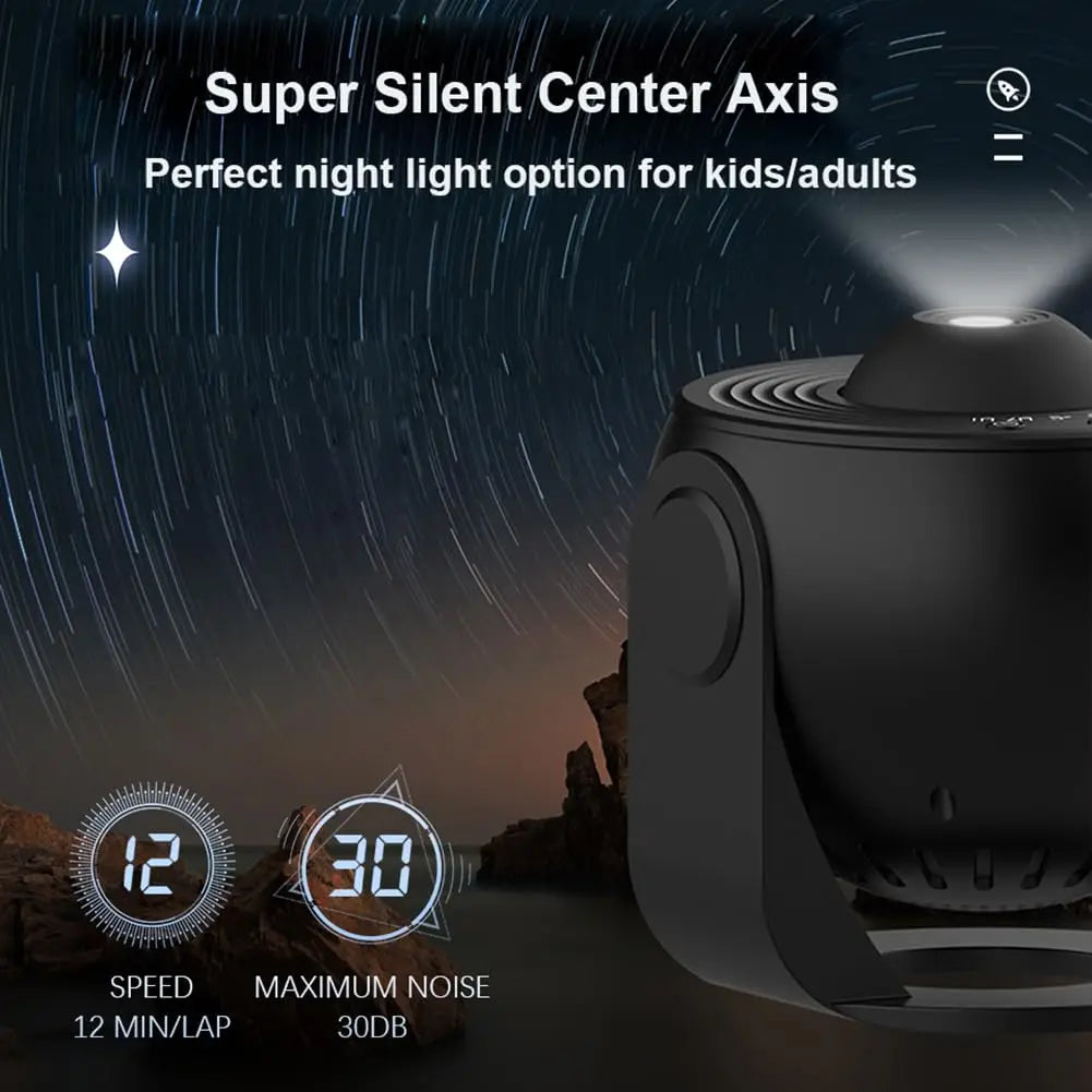 LED Galaxy Star Projector 13-in-1 Planetarium Night Light 360° Rotating for Bedroom & Gift