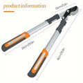 Ratchet Long-Handle Loppers Heavy-Duty Pruning Shears for Coarse Branches Garden, Bonsai & Orchard