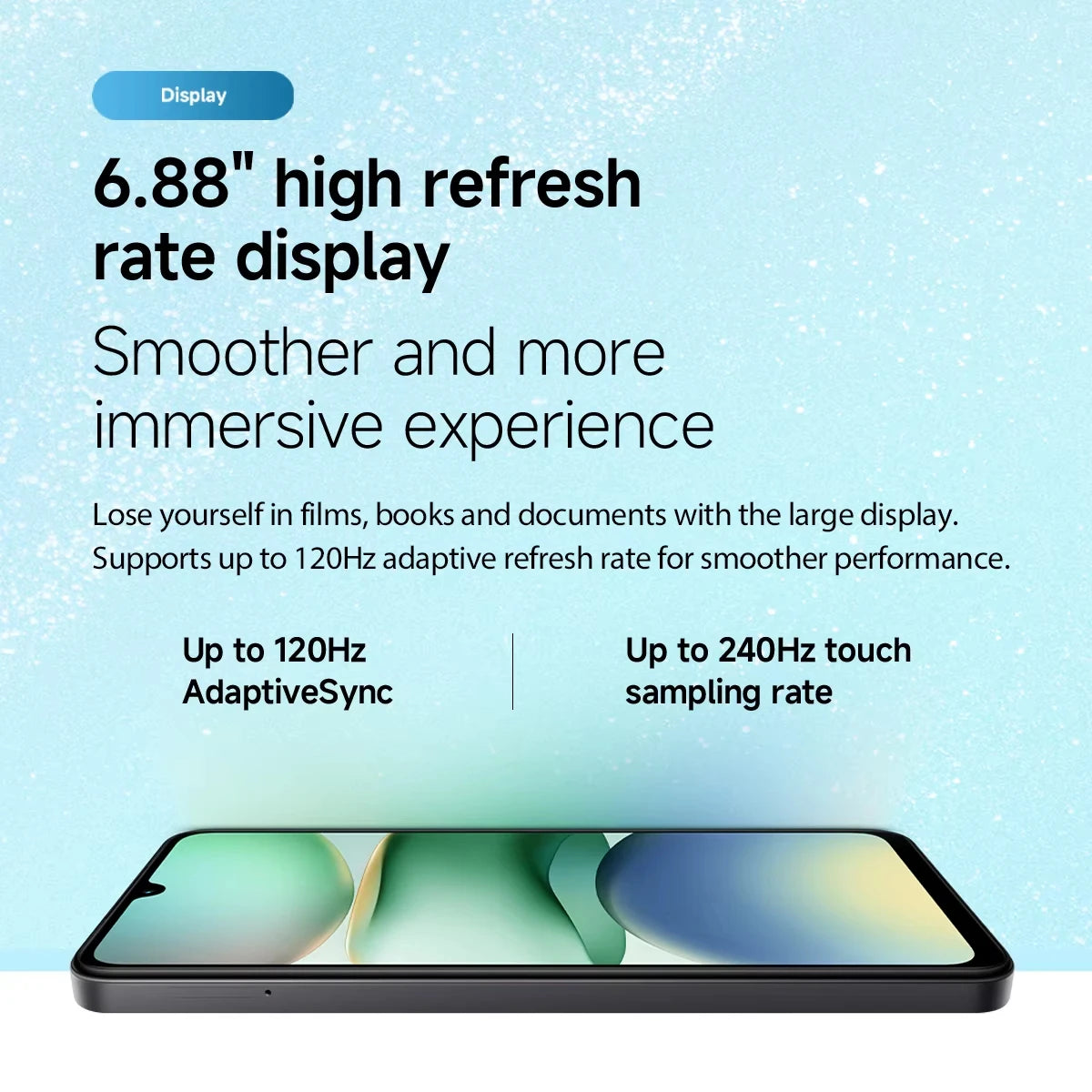 Global Version Android Smartphone Unisoc T7250 - 6.88 in (17.5 cm) Display - 32MP Main Camera - 5200mAh Battery - 15W Fast Charging