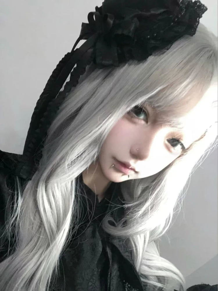Gothic Lolita Lace Bow Headband Headdress view 5
