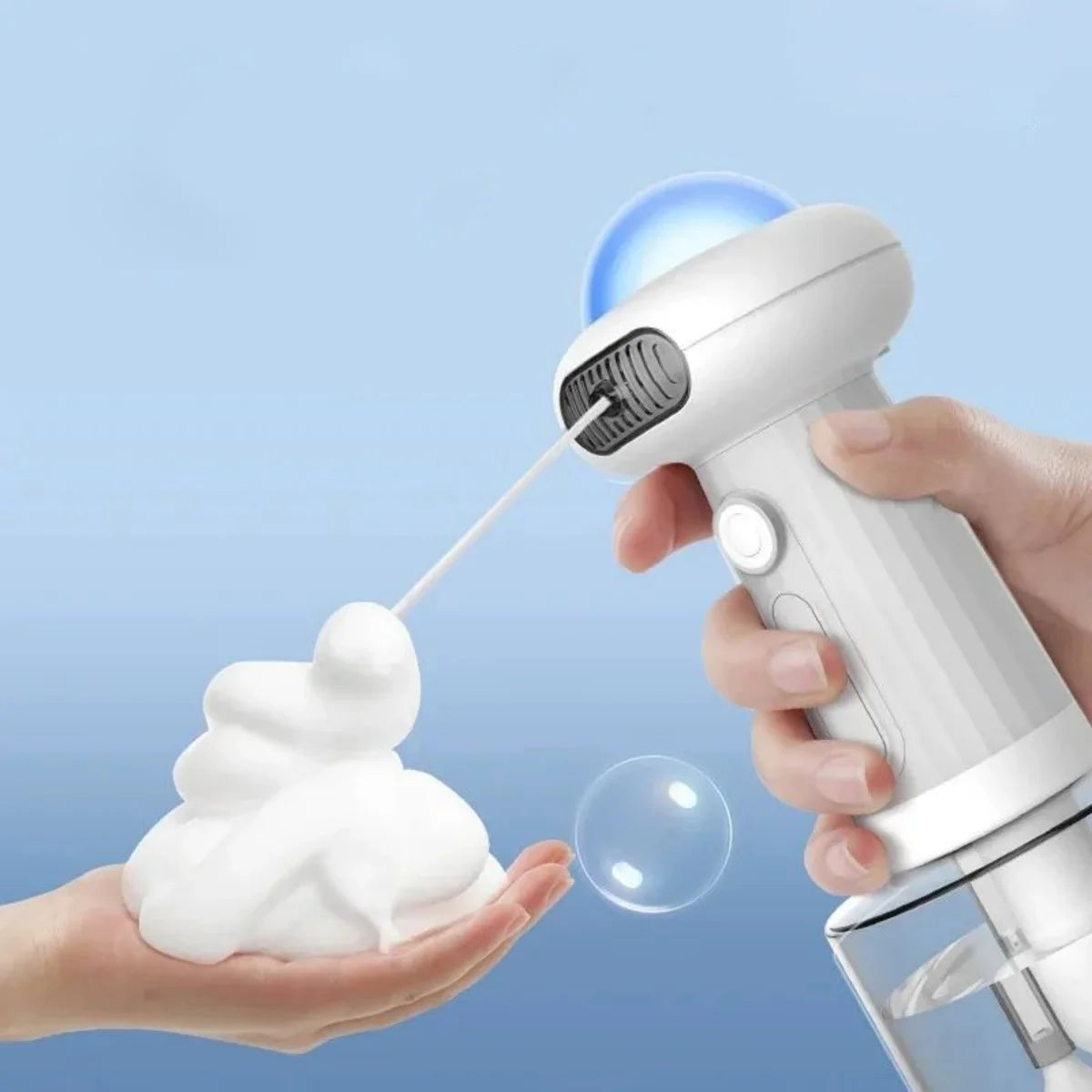 UFO Flying Saucer Pet Foam Dispenser – USB Rechargeable Automatic Soap Foamer for Cats & Dogs