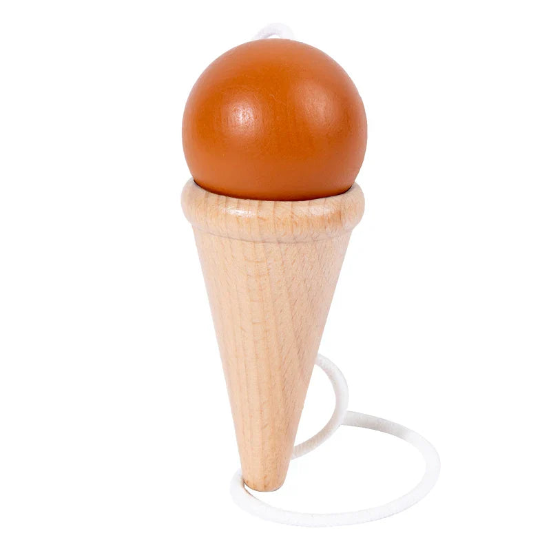 Montessori Wooden Cup-and-Ball Toy – Throw & Catch Skill Game for Kids, Hand-Eye Coordination Educational Toy Ages 3+