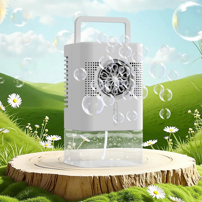 10-Hole Handheld Bubble Machine, Automatic Bubble Gun for Weddings, Parties & Outdoor Fun