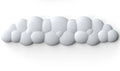 Cloud-Shaped Ergonomic Wrist Rest Mouse Pad – Anti-Slip Keyboard & Mouse Support, Long 430 x 110 mm (16.9 x 4.3 in) & Short 150 x 90 mm (5.9 x 3.5 in)