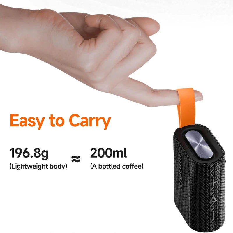 Portable IP67 Waterproof Bluetooth 5.4 Speaker, 1000mAh 10-Hour Battery, TWS Stereo, Built-in Mic