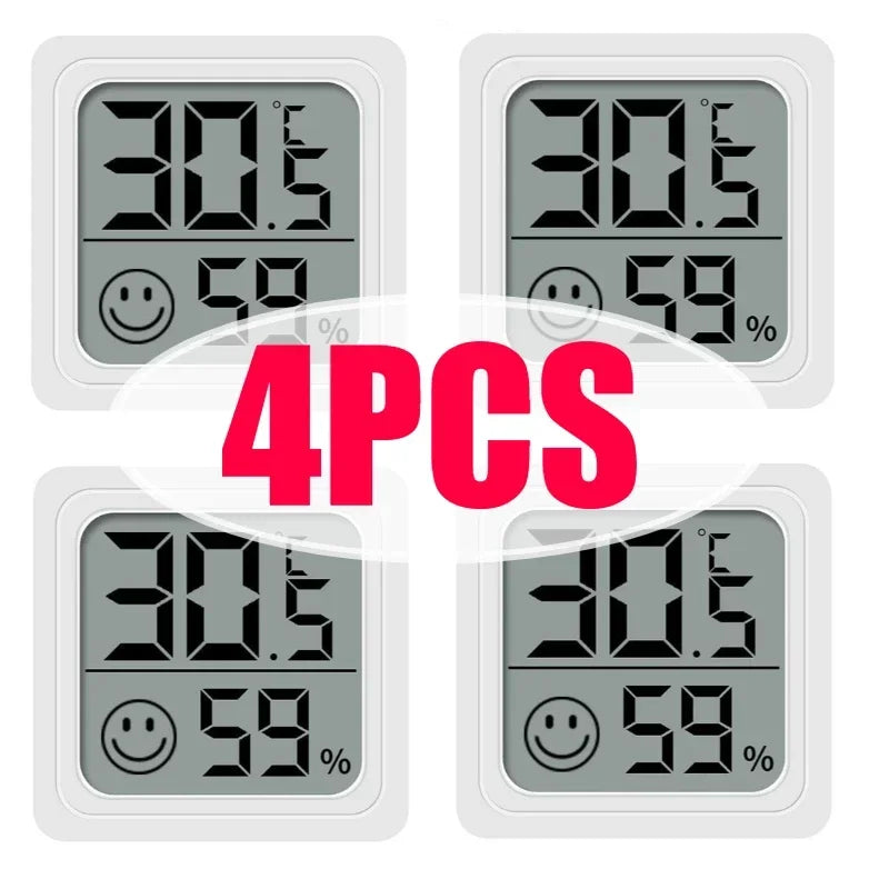 LCD Digital Thermometer Hygrometer - Indoor Temperature & Humidity Gauge Electronic Room Sensor Weather Station