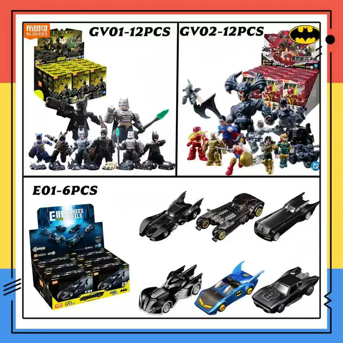 Batman Star Edition Blind Box Figure with Motorcycle – Surprise Collectible Gift