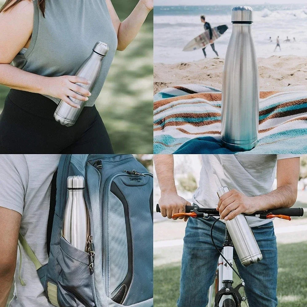 750ml (25.4 fl oz) Diversion Water Bottle Hidden Stash Safe Secret Pill Organizer Money Compartment with Key Ring
