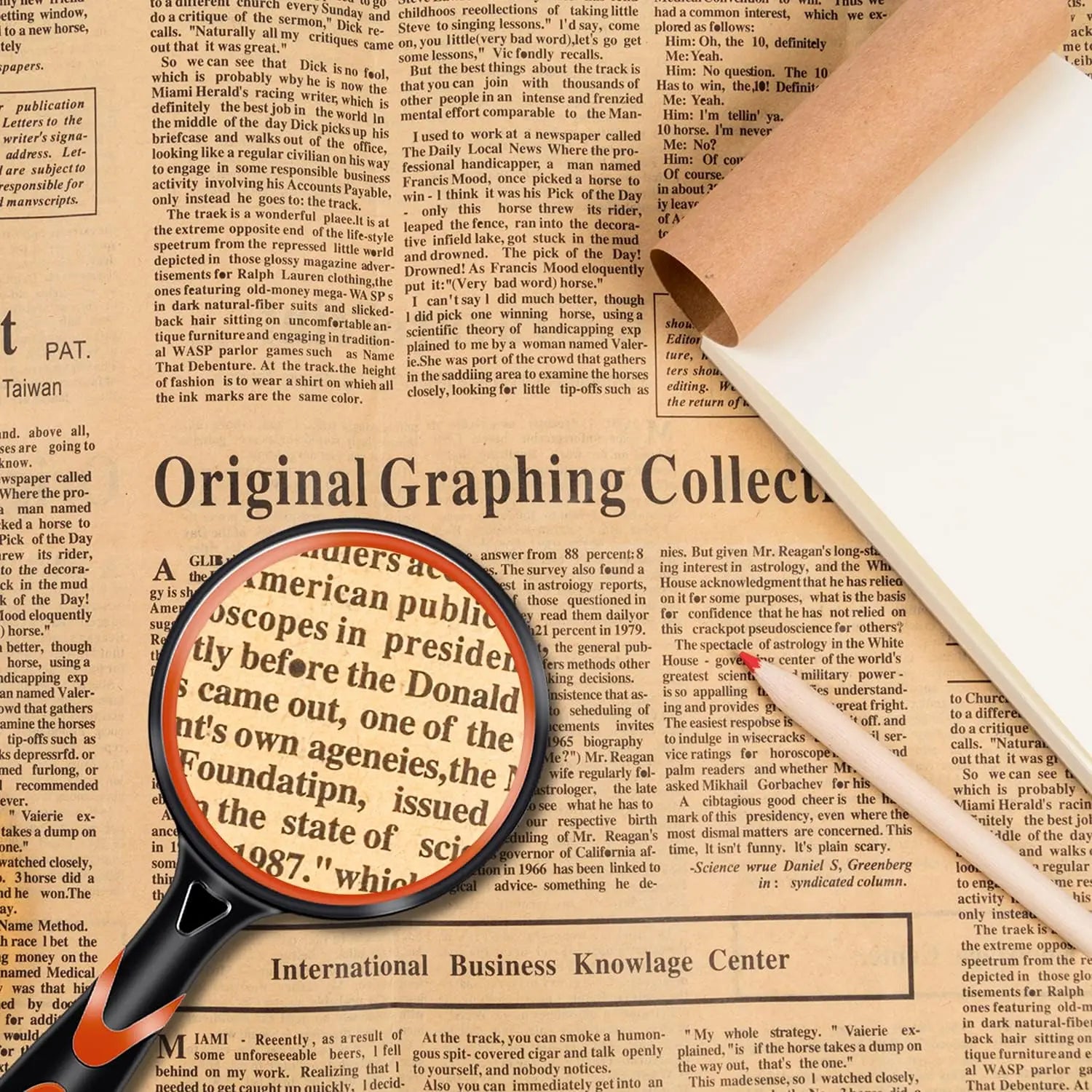 Handheld 10X Magnifying Glass for Kids & Seniors — Non-Slip Shatterproof Lens, 50/65/75/100 mm (1.97/2.56/2.95/3.94 in)