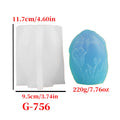 3D Big-Eared Bunny Egg Silicone Mold for Candle Making, Soap & Plaster DIY 2.4 x 2.4 x 3.3 in (6 x 6 x 8.5 cm)
