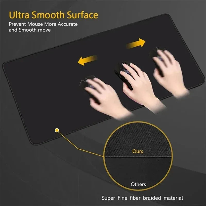 Hexagon XXL Mouse Pad, Large Gaming Desk Mat & Keyboard Pad, Soft Non-Slip Rubber