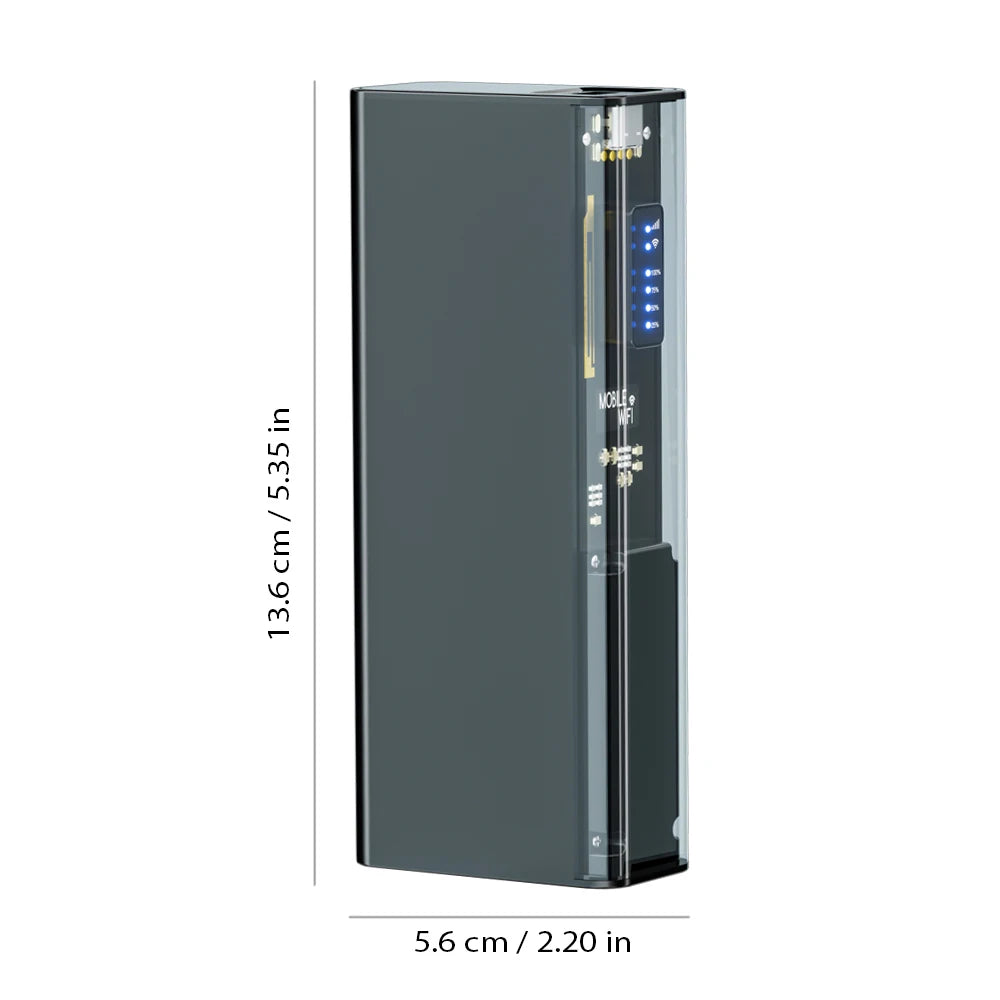 4G Mobile WiFi Router 10000mAh Power Bank Dual-Band 2.4/5GHz Portable MiFi Hotspot Global Band Support