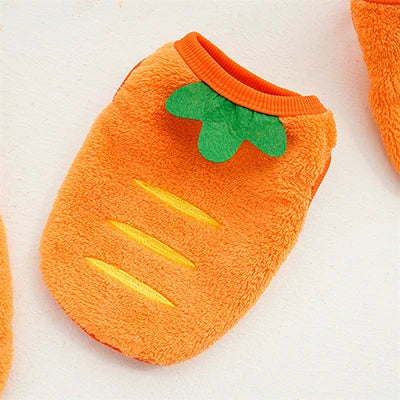 Warm Winter Puffer Vest for Small Dogs & Cats — Soft Fleece Flannel Puppy Sweater (XXS-XL)