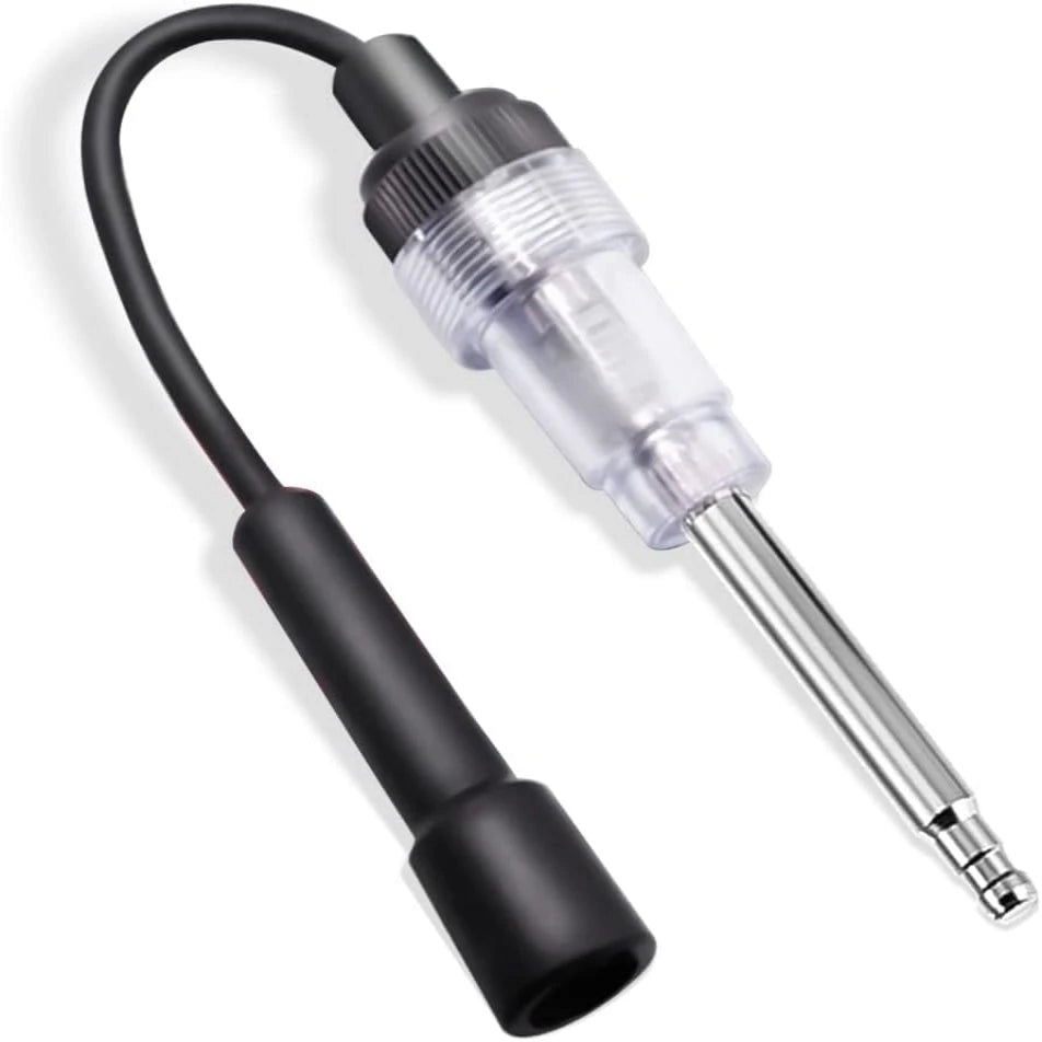 In-Line 12V Spark Plug Tester Ignition Coil Engine Test Light for Car Motorcycle Lawn Mower