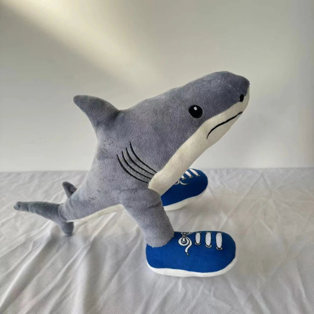 Tungsahur Plush Toy – Italian Meme Cartoon Stuffed Animal Pillow with Sound, 9.84 x 5.12 x 5.12 in (25 x 13 x 13 cm) Collectible