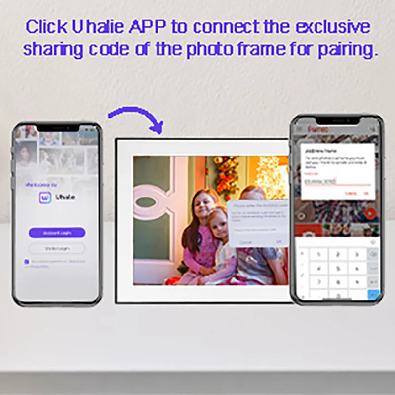 15.6-Inch (39.6 cm) 32GB WiFi Touch IPS Digital Photo Frame 1920x1080 Full HD Smart Frame - Share Photos & Videos