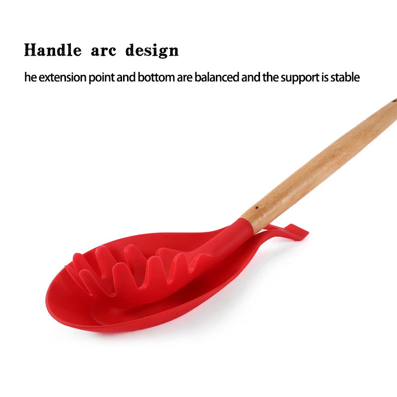 Silicone Spoon Rest – Heat-Resistant Utensil Cushion for Kitchen, Easy-Clean Spoon Holder