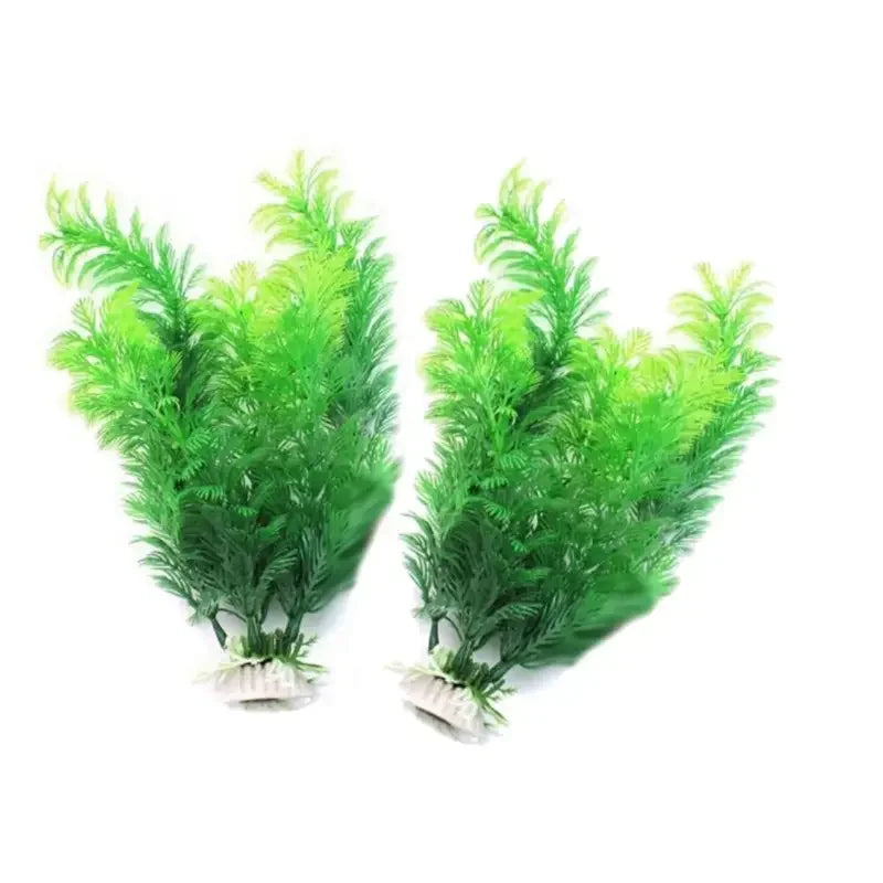 Artificial Aquarium Plants Plastic Water Grass Fish Tank Decoration (1-Pack)