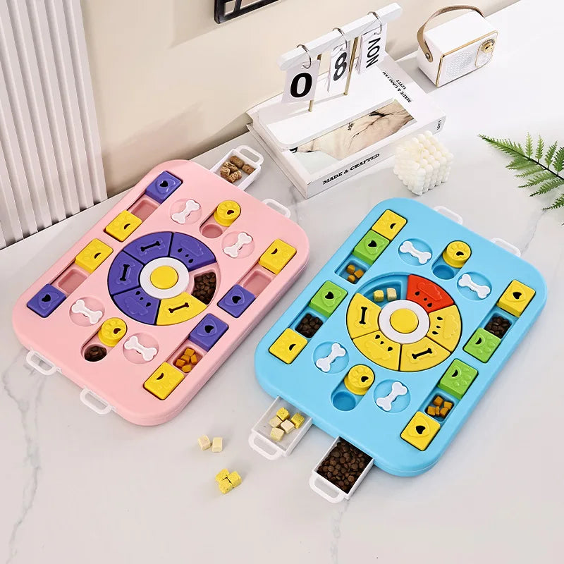 Interactive Dog & Cat Puzzle Toy – Slow Feeder Enrichment for Small, Medium & Large Pets