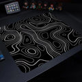Fluid Mouse Pad – Anti-Slip Rubber Gaming & Office Desk Pad, Multiple Sizes (Small to XL), Smooth Cloth Surface