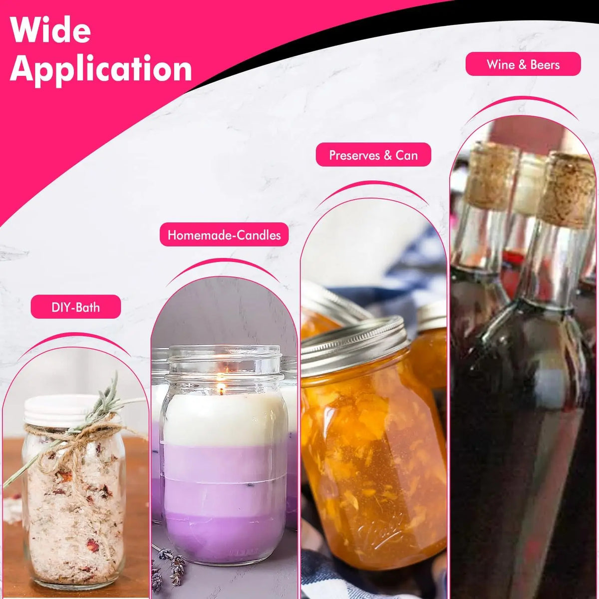 Precision Adjustable Label Applicator for Bottles & Jars - Manual Labeling Tool with Non-Slip Base