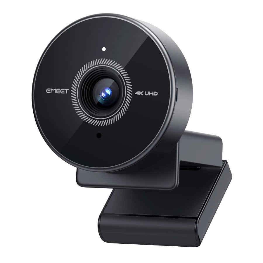 4K UHD USB Webcam with Built-In Microphone — 1080P/60fps HD Mini Camera for PC, Laptop & Desktop