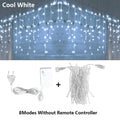 LED Icicle Curtain Fairy Lights – 3.5m to 40m (11.5–131 ft) Waterproof String Lights for Christmas, Wedding & Party Indoor Outdoor