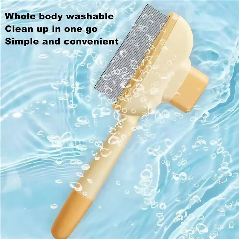 Cat Grooming Massage & Detangling Brush – Hair Removal Comb for Cats & Kittens, 20 x 8 cm (7.9 x 3.1 in)