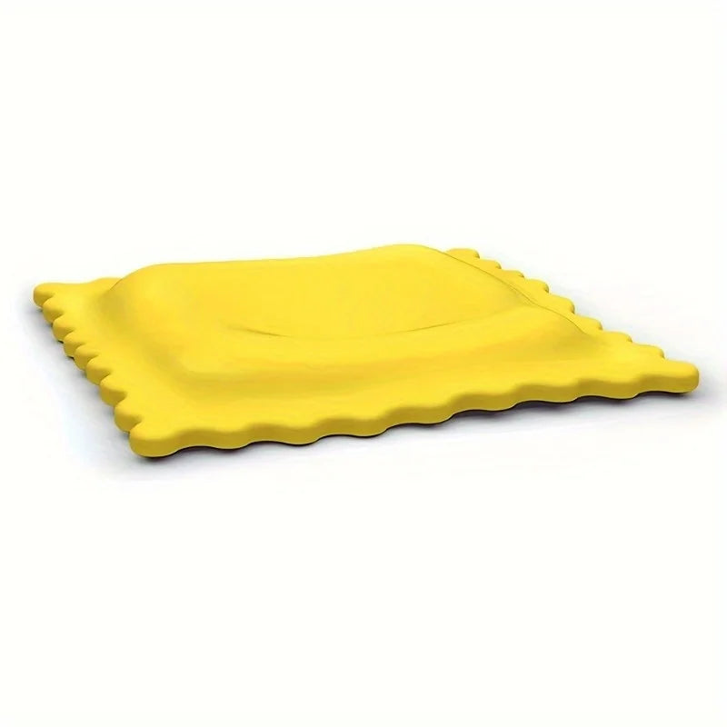 Cartoon Biscuit-Shaped Silicone Spoon Rest – Heat-Resistant Anti-Scald Non-Slip Kitchen Spoon Holder