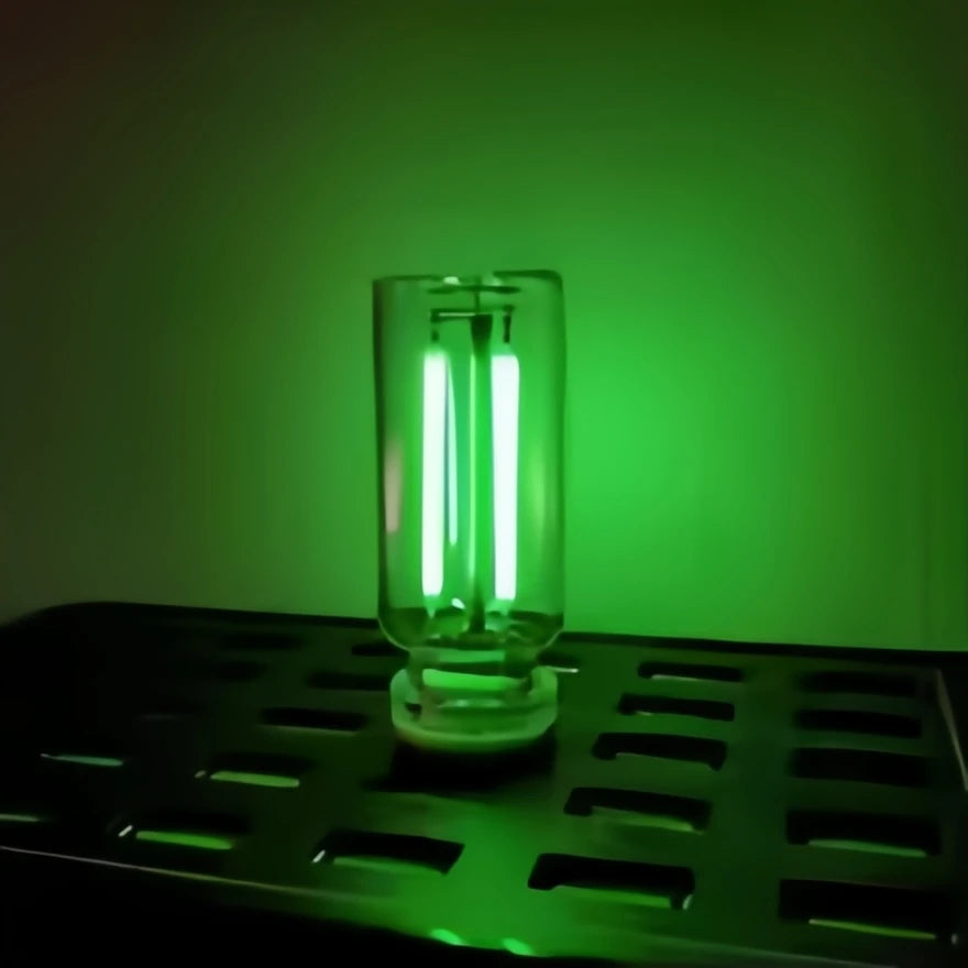 USB Touch LED Glass Night Light – Dimmable Ambient Lamp for Bedroom, Car & Camping