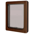 Lockable Pet Door with Privacy Flap – Weatherproof Dog & Cat Door, Easy Install (S 13.8 in x 11.4 in / 35 x 29 cm, L 16.9 in x 14.0 in / 43 x 35.5 cm)