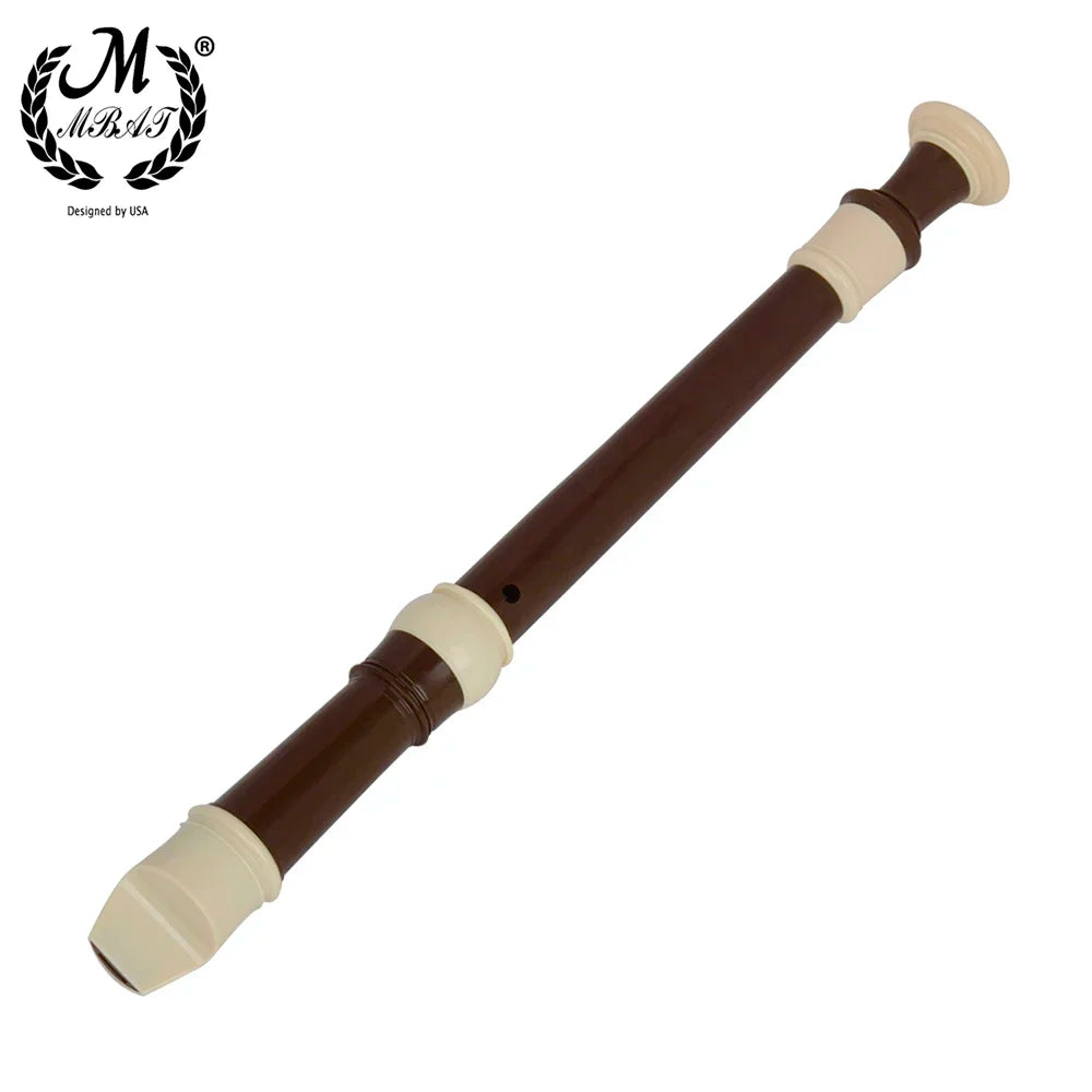 Baroque Fingering Soprano Recorder – ABS Soprano Flute, 32.5 cm (12.8 in) Beginner & Intermediate Recorder with Cleaning Rod & Cloth