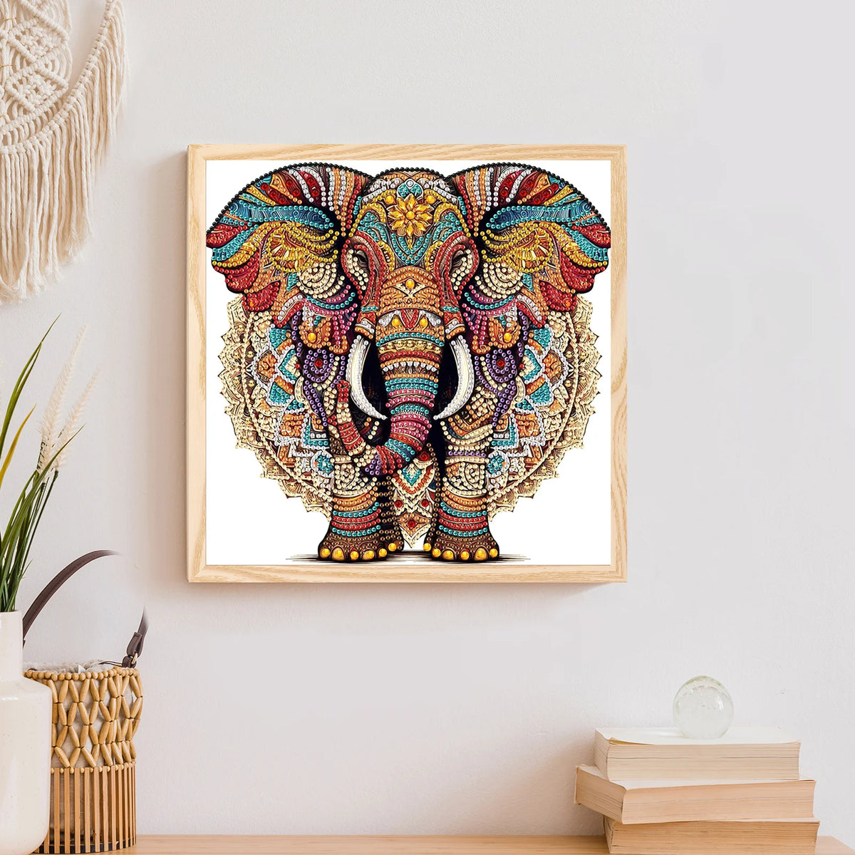 5D DIY Diamond Painting Kit Elephant Pattern view 5
