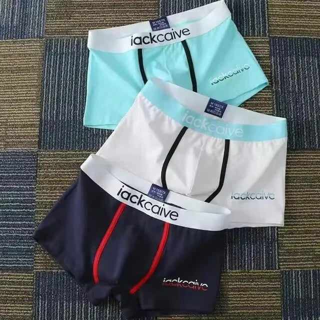 3-Pack Cotton Men's Boxers - Breathable Solid Underwear, Comfortable Fit (M-3XL)