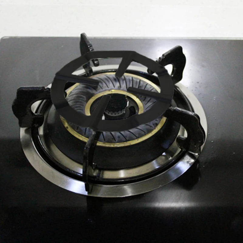 Cast Iron Moka Pot Support Ring 13.3 cm (5.24 in) Gas Stove Heat Diffuser Camping Cooker Rack Black