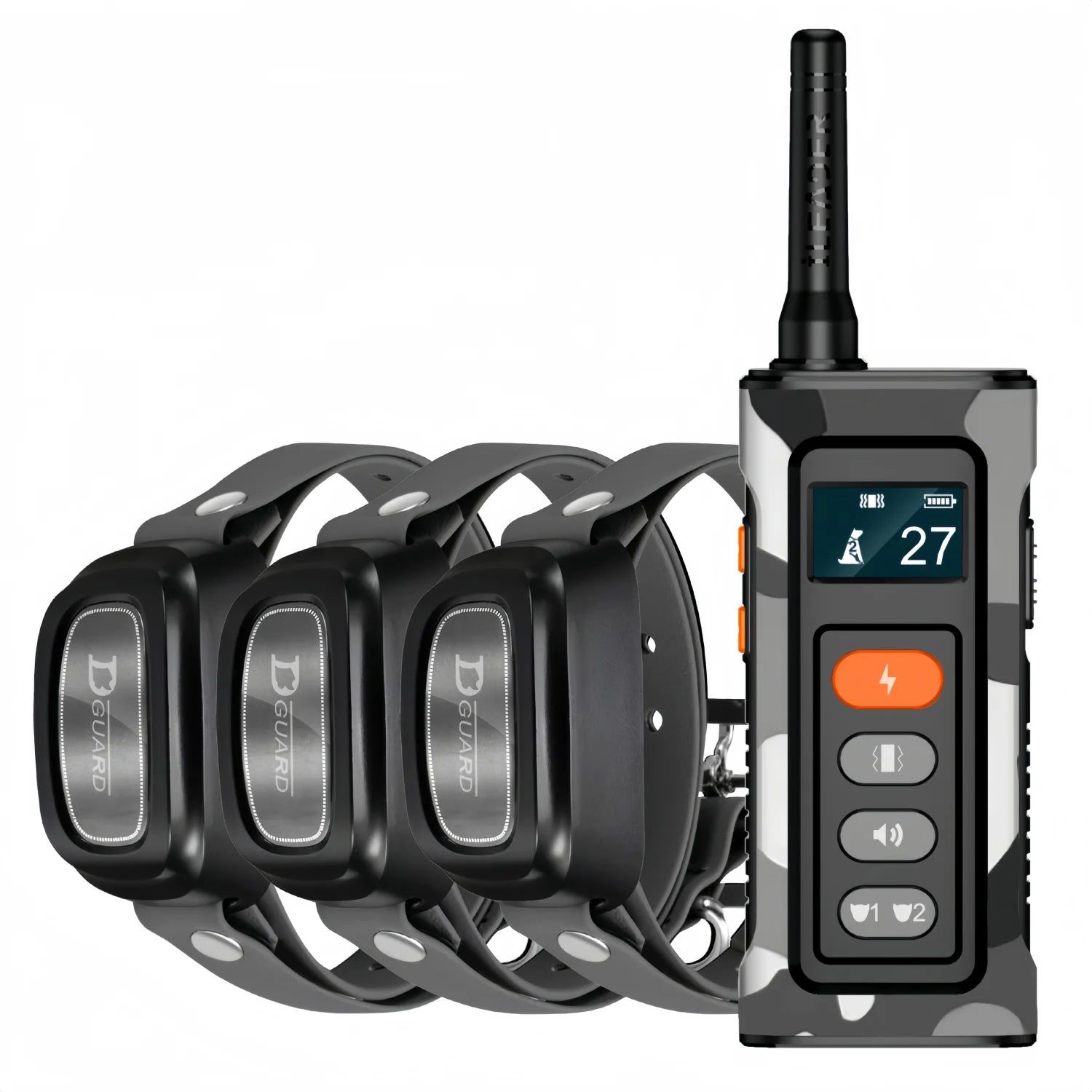 Waterproof Remote Dog Training Collar — Beep, Vibration & Shock, 3,300 ft Range (1,000 m), Adjustable for 8–150 lb (3.6–68 kg) Dogs