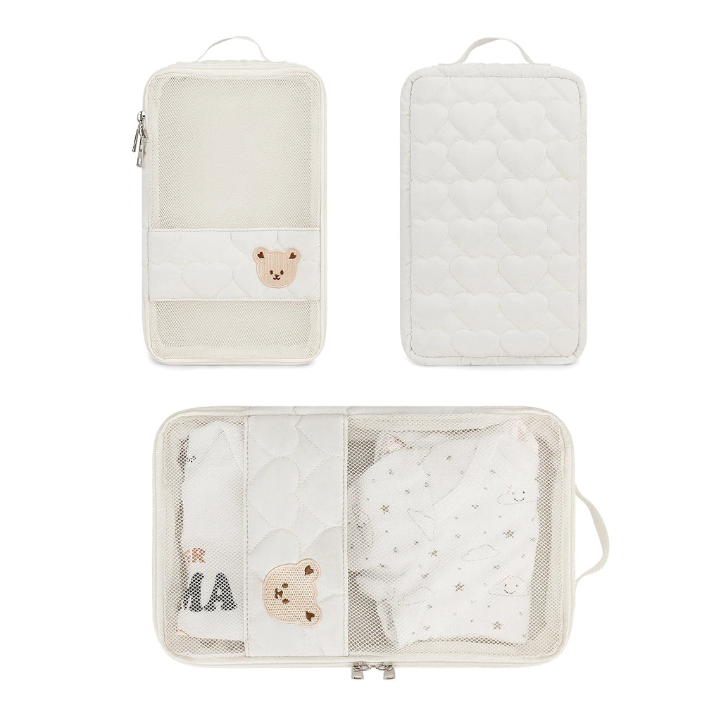 Waterproof Travel Diaper Bag for Mom - Portable Baby Clothes & Toiletries Organizer